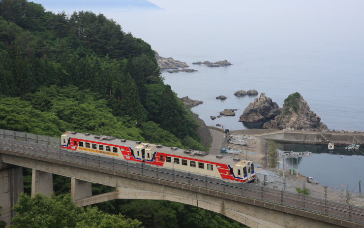 北リアス線-堀内駅から白井海岸駅までの区間