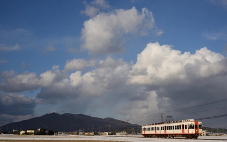 一畑電車2103・2113号（楯縫号）北松江線（雲州平田駅～布崎駅）