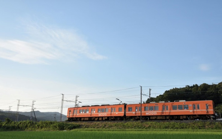 一畑電車1002・1102号北松江線（一畑口駅～伊野灘駅）
