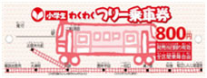 一畑電車乘車券(小學生票，12歲以下)
