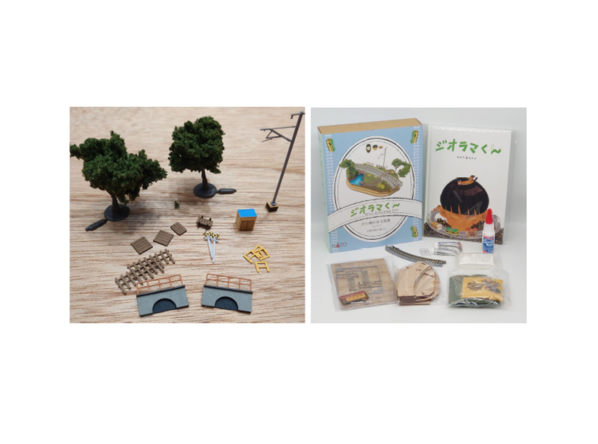Kato N規 迷你場景套件+模型君繪本