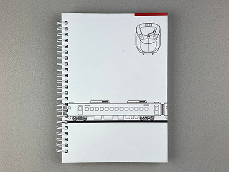 臺鐵原色城際列車筆記本圖片共3張