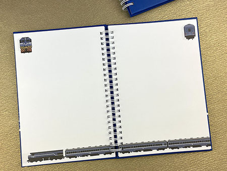 臺鐵原色藍皮列車筆記本