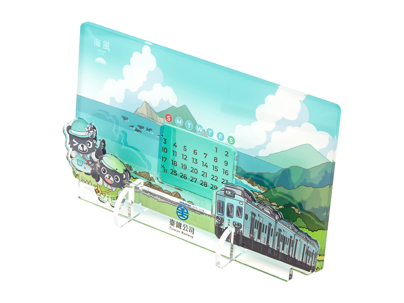 壓克力萬年曆-海風