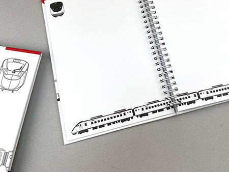 臺鐵原色城際列車筆記本