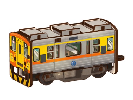 DR1000列車頭立體造型組合拼木