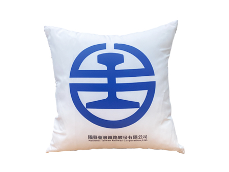 臺鐵公司簡約抱枕(白色)圖片共1張
