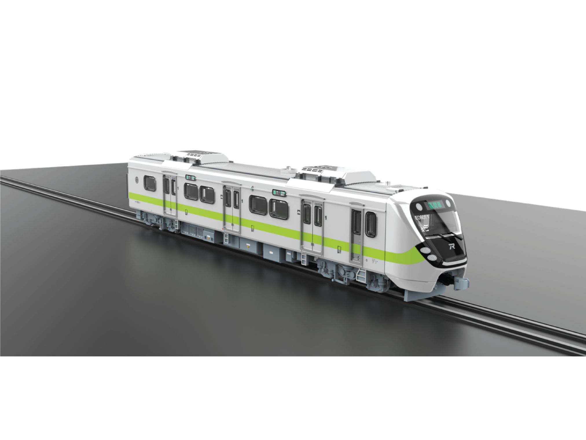1/120比例 EMU900合金模型車
