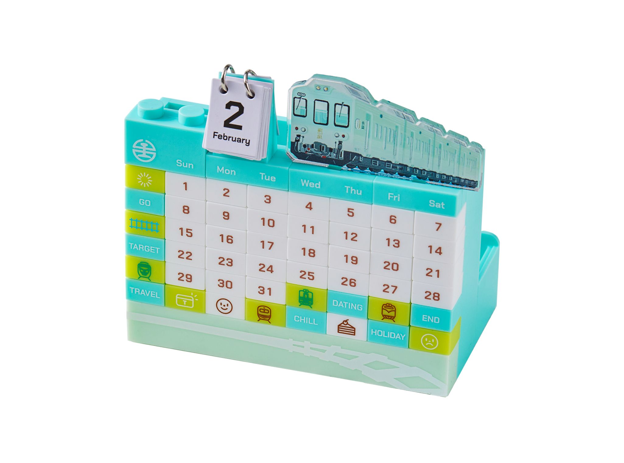 多功能積木萬年曆-海風號