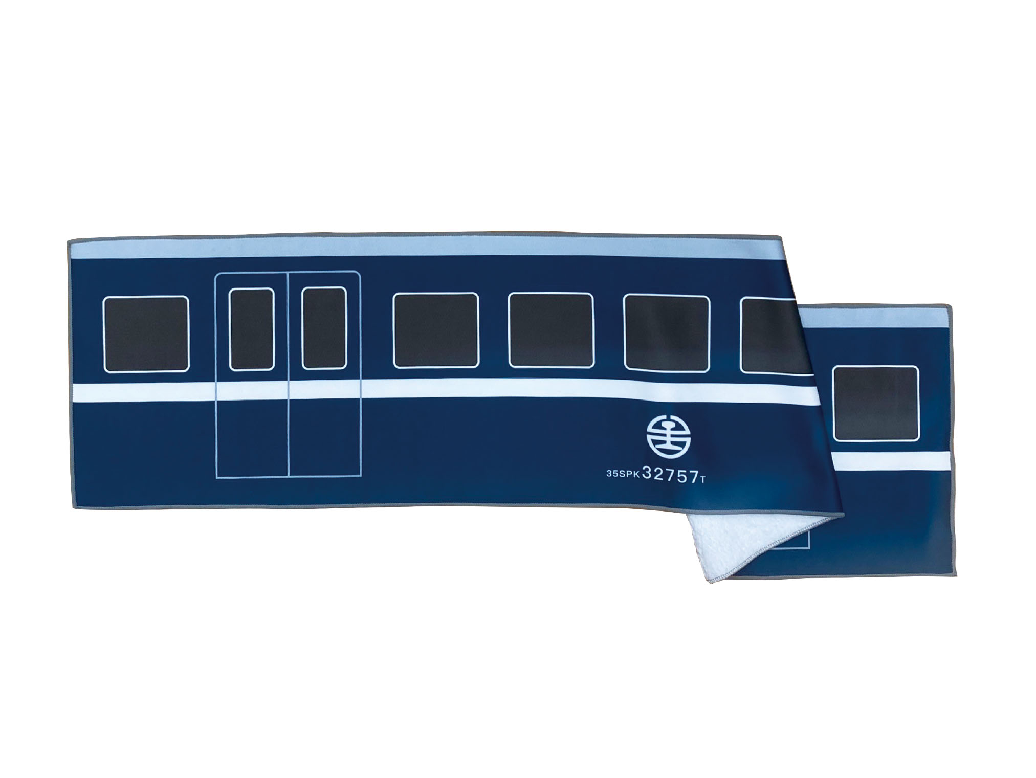 藍皮列車運動毛巾