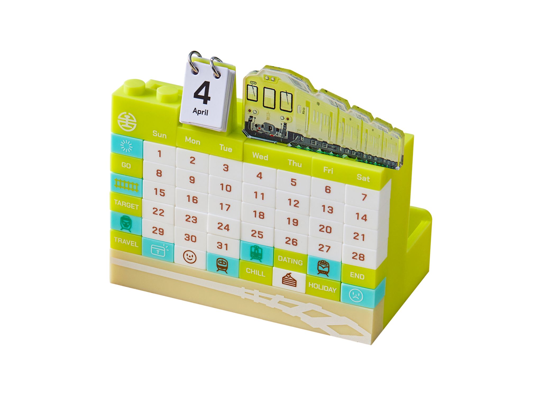 多功能積木萬年曆-山嵐號