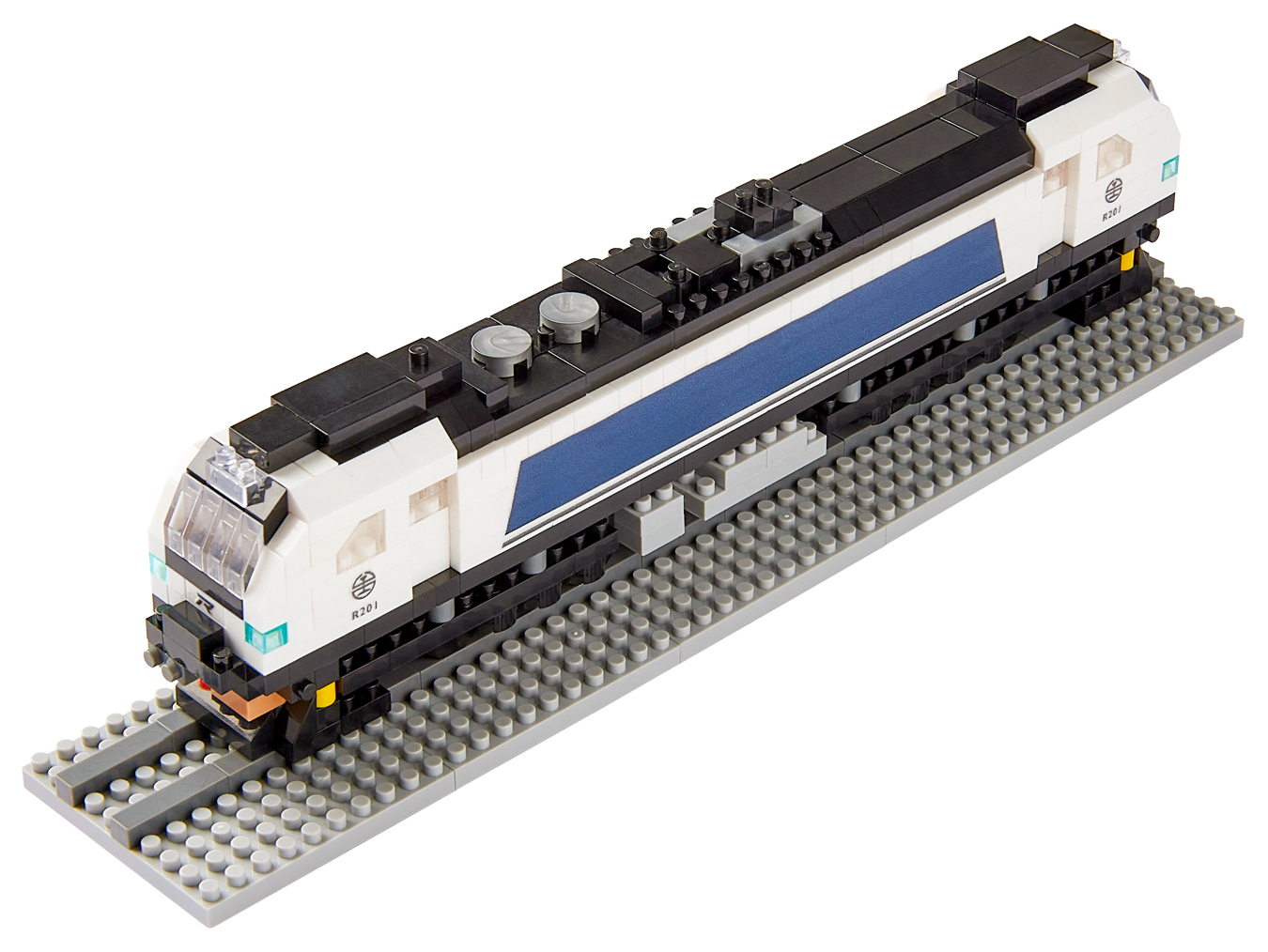 R200柴電機車超微型積木