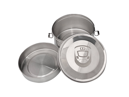 EMU3000圓形雙層便當盒