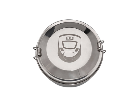 EMU3000圓形雙層便當盒