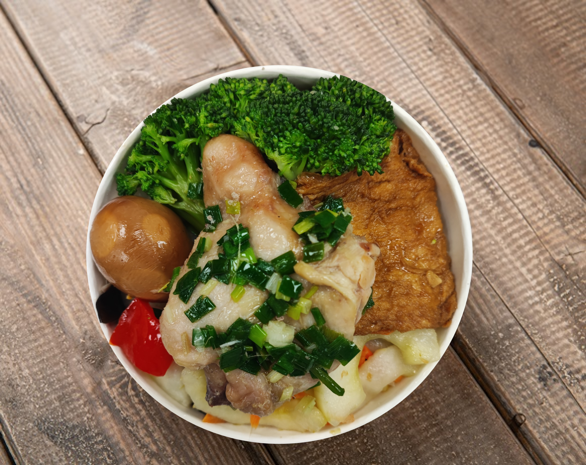 蔥油鹹水雞便當