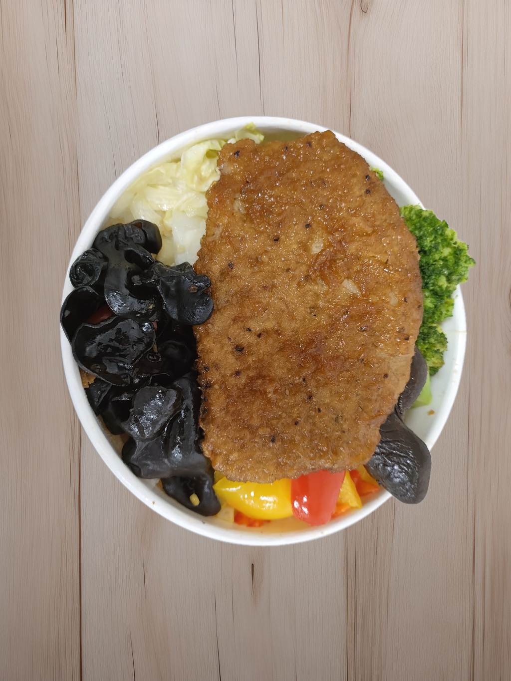 100元白飯素食(蛋素)