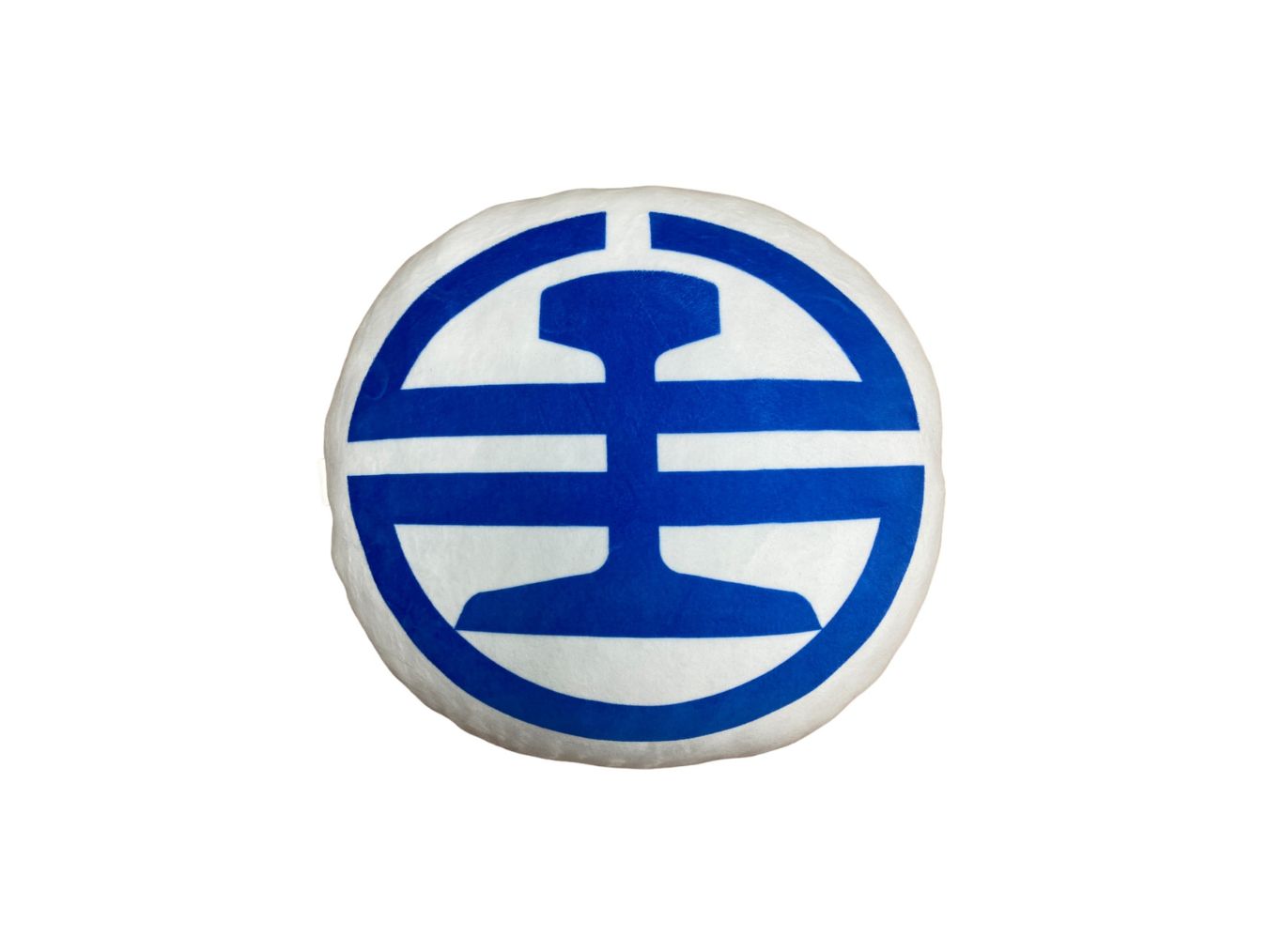 簡約圓型抱枕(白色)