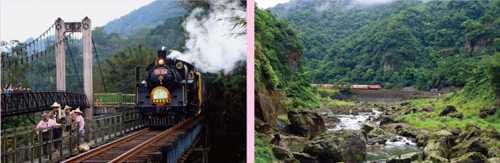 鐵道旅遊情境圖