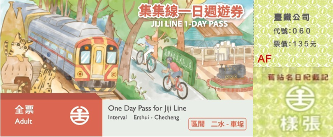 集集線一日週遊券(全票)